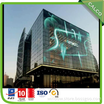 High Performance Frameless Glass Curtain Wall